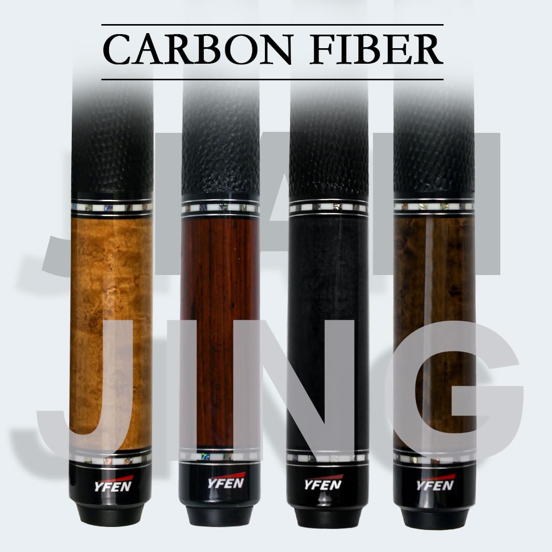 YEUEK YFEN Carbon Fiber Pool Cue Stick 11.5mm 12.5mm Low